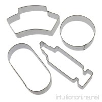Nurses Call The Shots Cookie Cutter 4 Pc Set - 4 Pieces - Foose Cookie Cutters - USA Tin Plate Steel - B07C86Z7CT